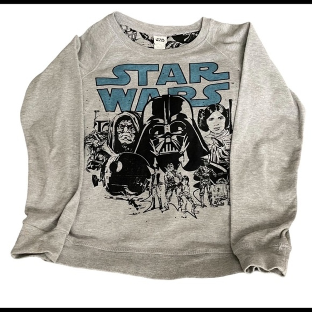Vintage Star Wars XS REVERSIBLE Sweatshirt.